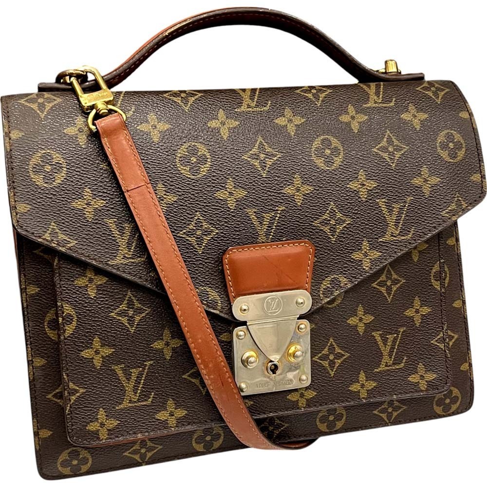 Louis Vuitton Monceau Brown Handbag Shoulder Bag